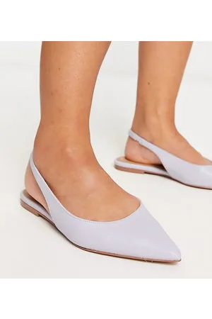 ASOS Wide Fit Lala slingback ballet flats in