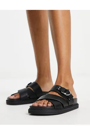 Schuh Tamara cross strap flat sandals in