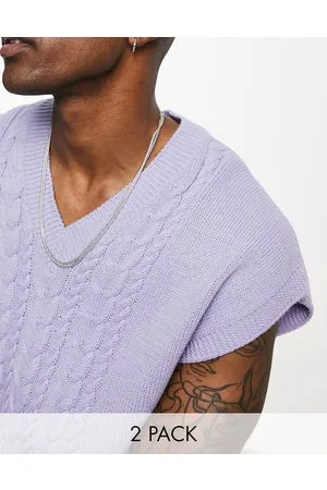 ASOS Layered box chain necklace in tone