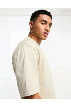 River Island Oversized t-shirt in stone