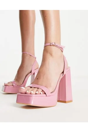 Glamorous Platform heel sandals in patent