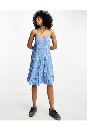 ONLY Tiered mini dress in floral