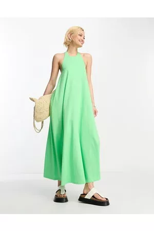 ASOS Mujer Casuales - Halter maxi dress in bright