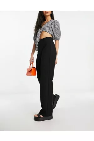 Pull&Bear Mujer Leggings y treggings - High waisted tailored trousers in