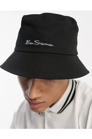 Ben Sherman Hombre Sombreros - Nylon logo bucket hat in