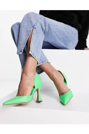 NA-KD Hourglass heel pointed toe pumps in