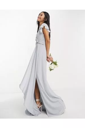 TFNC Mujer Vestidos de noche - Bridesmaid flutter sleeve maxi dress in