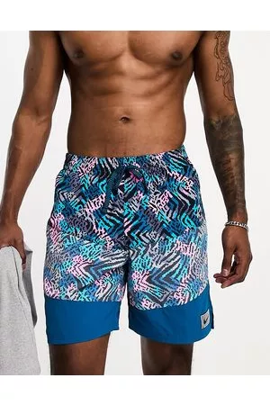 Nike Hombre Trajes de baño - Icon Volley 7 inch printed swim shorts in