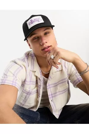 Obey Hombre Gorras - Marked trucker cap in