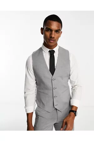 ASOS Slim suit waistcoat in grey