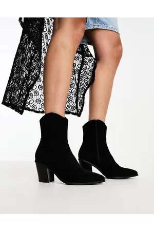 ASOS Rational heeled western boots in