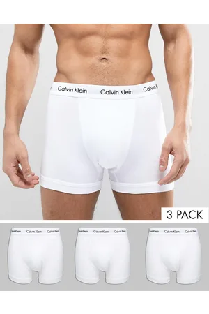 Calvin Klein Cotton Stretch 3-pack trunks in