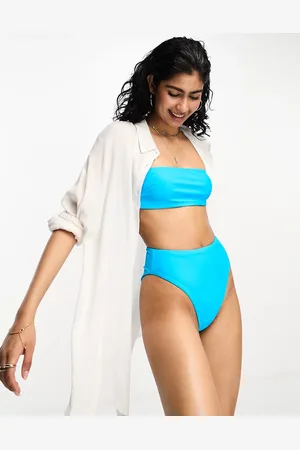 ASOS Mix and match high leg high waist bikini bottom in bright