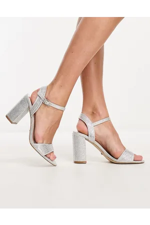 Office Mona diamante heeled sandals in