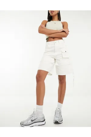 PACSUN Jordan multi pocket longline cargo short in coconut milk