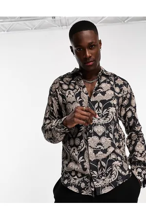 Harry Brown Revere short sleeve loose fit floral print shirt