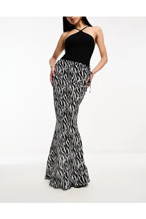 Style Cheat Maxi skirt in zebra print