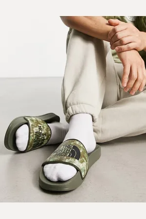 The North Face Base Camp III sliders in camo