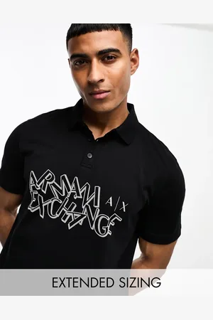 Armani Exchange Front logo polo t-shirt in