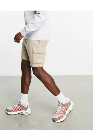 Marshall Artist Siren cargo sweat shorts in beige