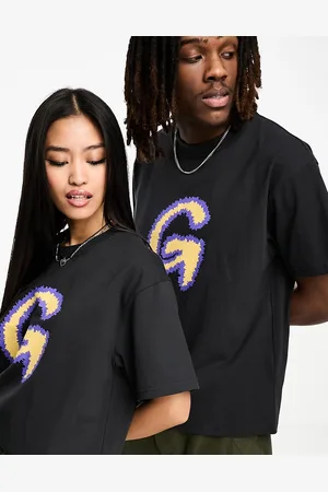 Gramicci Unisex fuzzy g logo t-shirt in