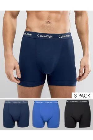 Calvin Klein Cotton Stretch 3-pack trunks in