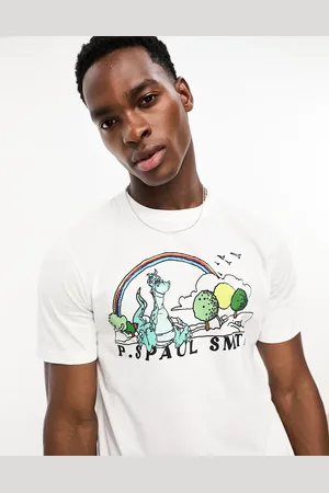 Paul Smith Dragon logo print t-shirt in