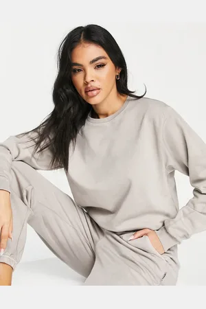 ASOS Ultimate sweatshirt in oat milk