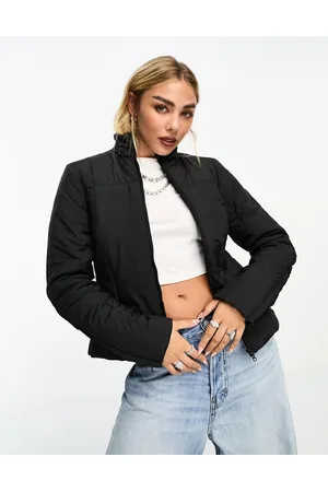 Weekday Cindy light padded jacket with cinched waist effect in