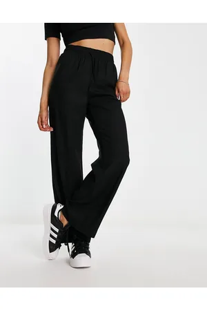Monki Drawstring waist pants in