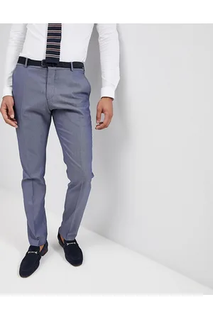 SELECTED Suit pants in slim fit text