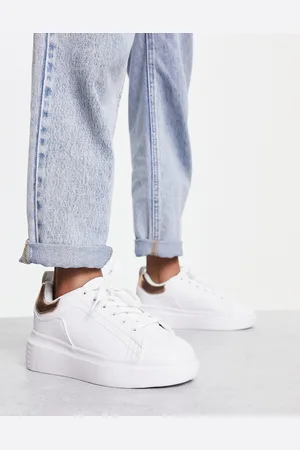 Truffle Collection Sneakers in with rose gold tab