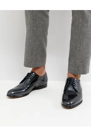 T.U.K. Ted Baker Fonntan Metallic Derby Shoes In