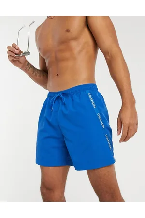 Calvin Klein Medium length swim trunks in blue