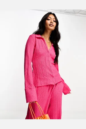 French Connection Textured top in fuchsia - part of a set