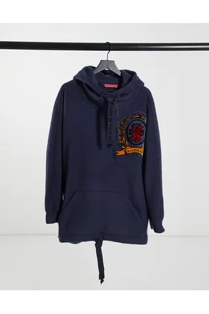 Tommy Hilfiger Collections luxury winter fleece hoodie in