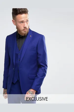Farah Slim Fit Bright Millbank Twill Suit Jacket