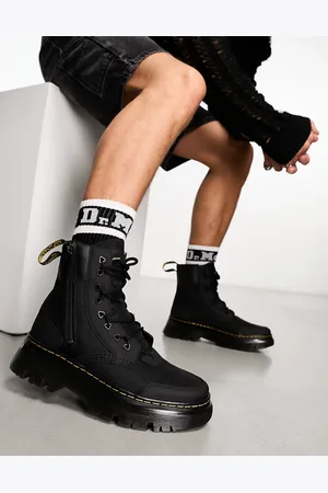 Dr. Martens Tarik zip 8 eye boots in leather