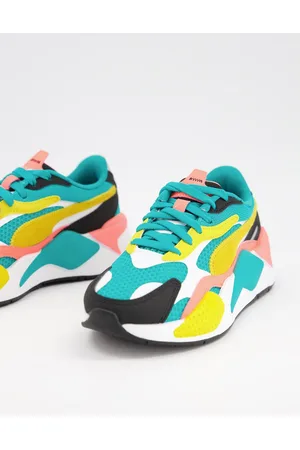 PUMA RS-X3 sneakers in teal