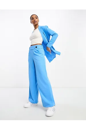 JDY Button detail wide leg dad pants in - part of a set