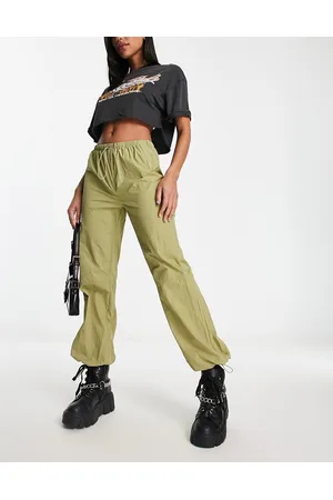 Heartbreak Parachute wide leg pants in khaki