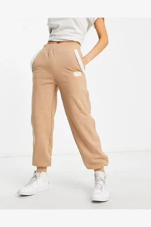 UGG Daylin bonded fleece sweatpants in camel