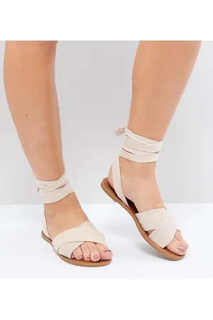 Park Lane Tie Leg Flat Sandals