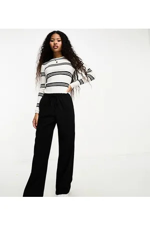 Stradivarius Petite tailored pull on pants in
