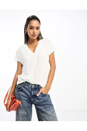 River Island V-neck T-shirt in