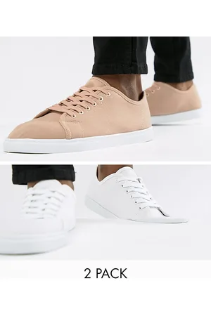 Truffle Collection 2 Pack Lace Up Canvas sneakers
