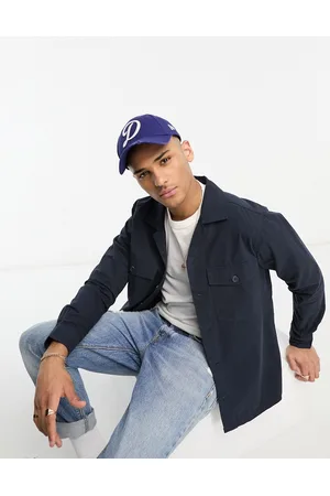 Only & Sons Camp collar overshirt in