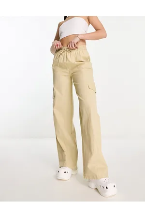 Daisy Street Relaxed linen cargo pants