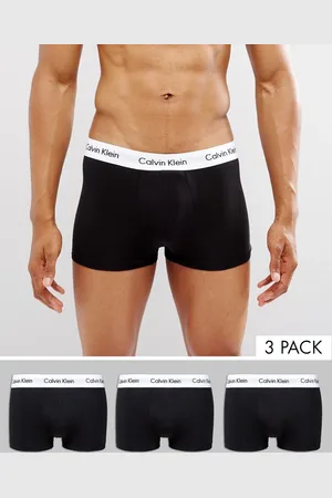 Calvin Klein Cotton Stretch 3 pack low rise boxer briefs in