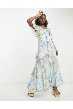 EVER NEW Off shoulder maxi dress In floral